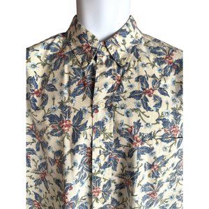 Vintage Reyn Spooner Pua Flower 60/40  Mens Aloha Shirt - Large
